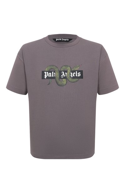 Мужская хлопковая футболка PALM ANGELS, арт. PMAA109F25JER008