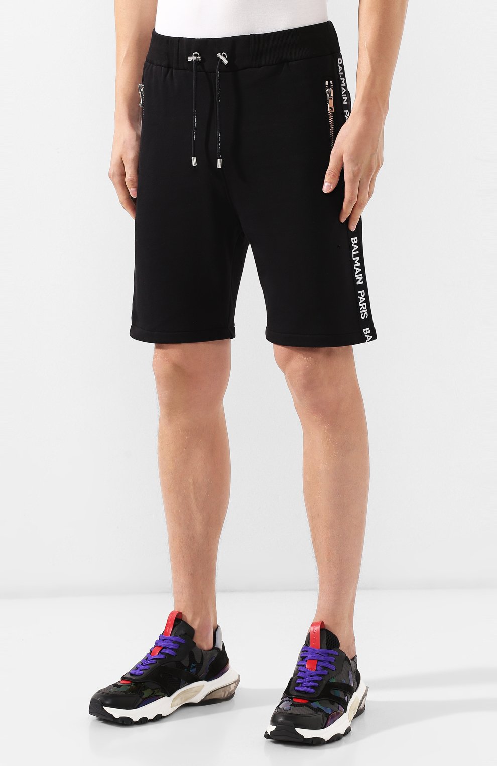 Хлопковые шорты BALMAIN, арт. SH15659/J928, фото 3