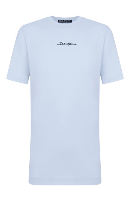 Мужская хлопковая футболка DOLCE & GABBANA, арт. G8RN8Z/G7NUB