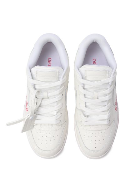 Кожаные кеды out of office OFF-WHITE, арт. 0GIA007F25LEA0020183/37-38, фото 4