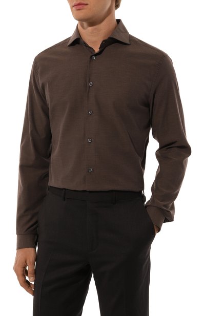 Хлопковая сорочка CORNELIANI, арт. 94P002-9411520, фото 3