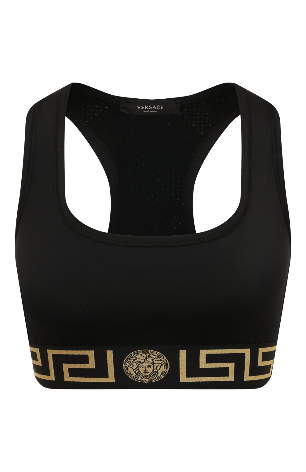 Бра-топ VERSACE черного цвета по цене 29950 руб., арт. 1004104/1A02322, фото 1 Бра-топ VERSACE, арт. 1004104/1A02322, фото 1