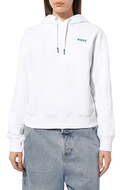 Хлопковое худи BOSS ORANGE, арт. 50496542, фото 3