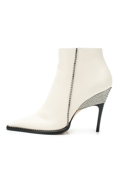 Кожаные ботильоны brecken 100 JIMMY CHOO, арт. BRECKEN 100/NCI, фото 3