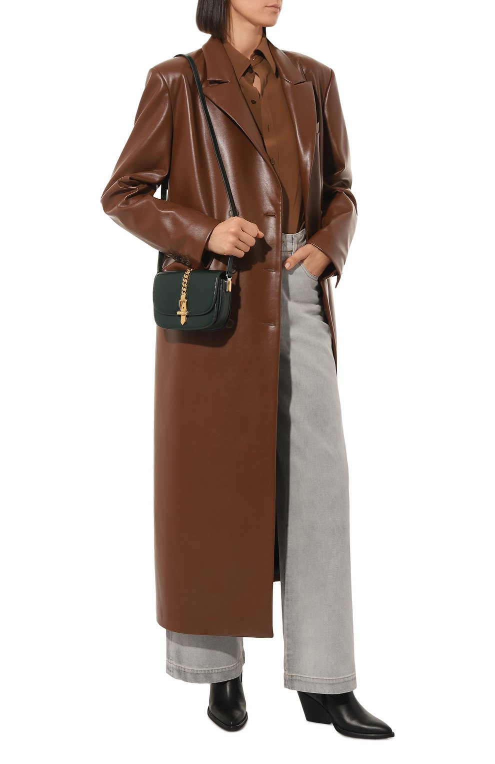 Сумка sylvie 1969 mini GUCCI, арт. 615965 1DB0X, фото 7