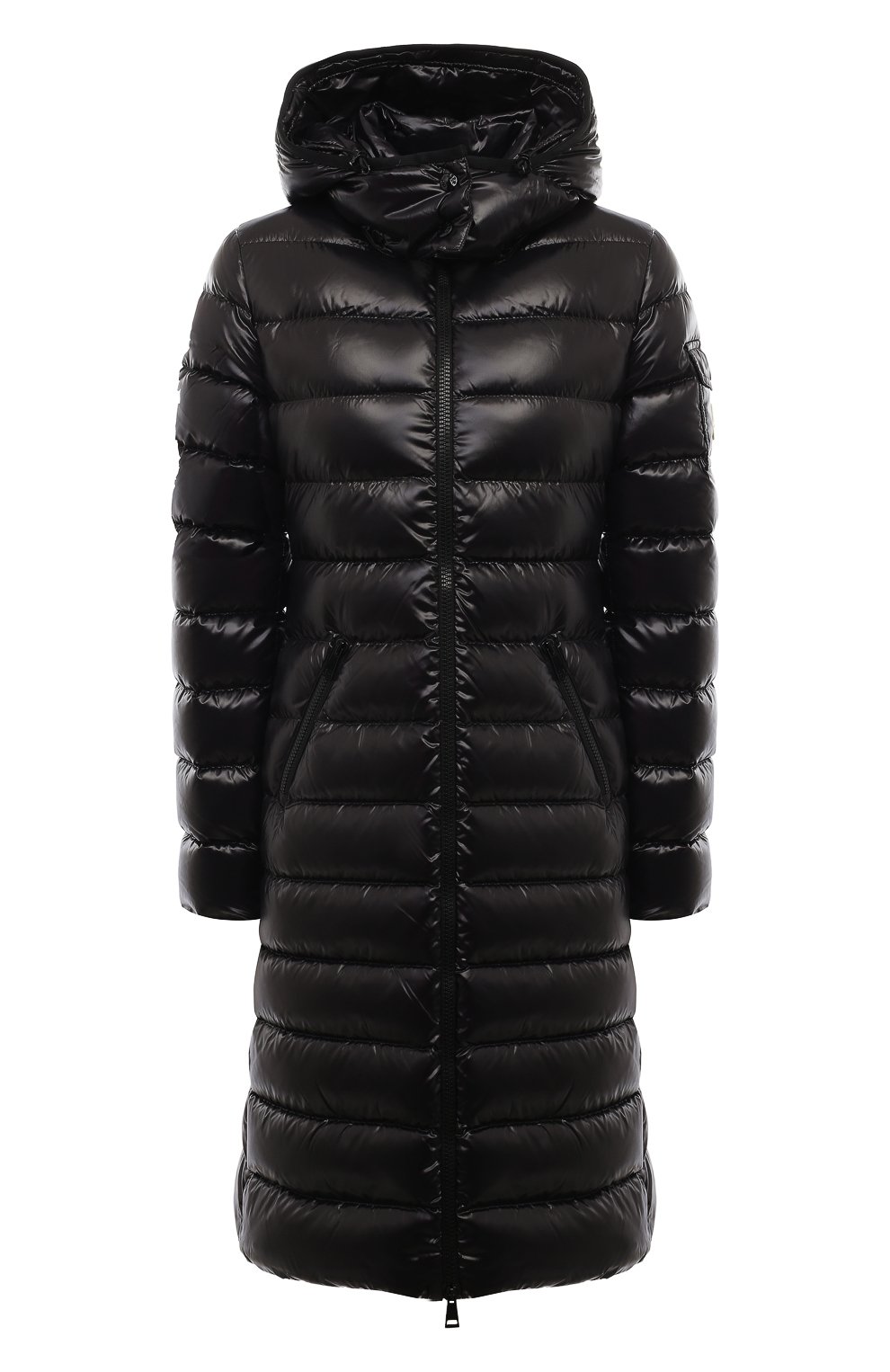 Пуховик moka MONCLER черного цвета по цене 160000 руб., арт. 1C513-00-68950, фото 1 Пуховик moka MONCLER, арт. 1C513-00-68950, фото 1