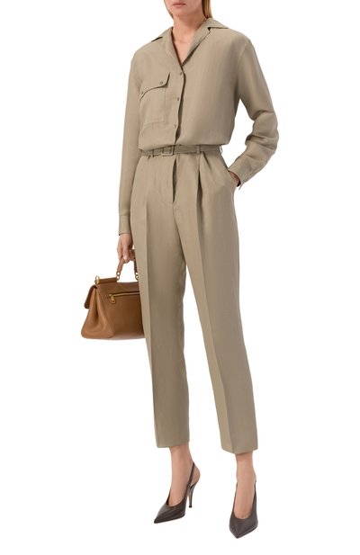 Женский комбинезон изо льна и шелка MVST, арт. M26.2PW.P001/F123 LIN0 SETA