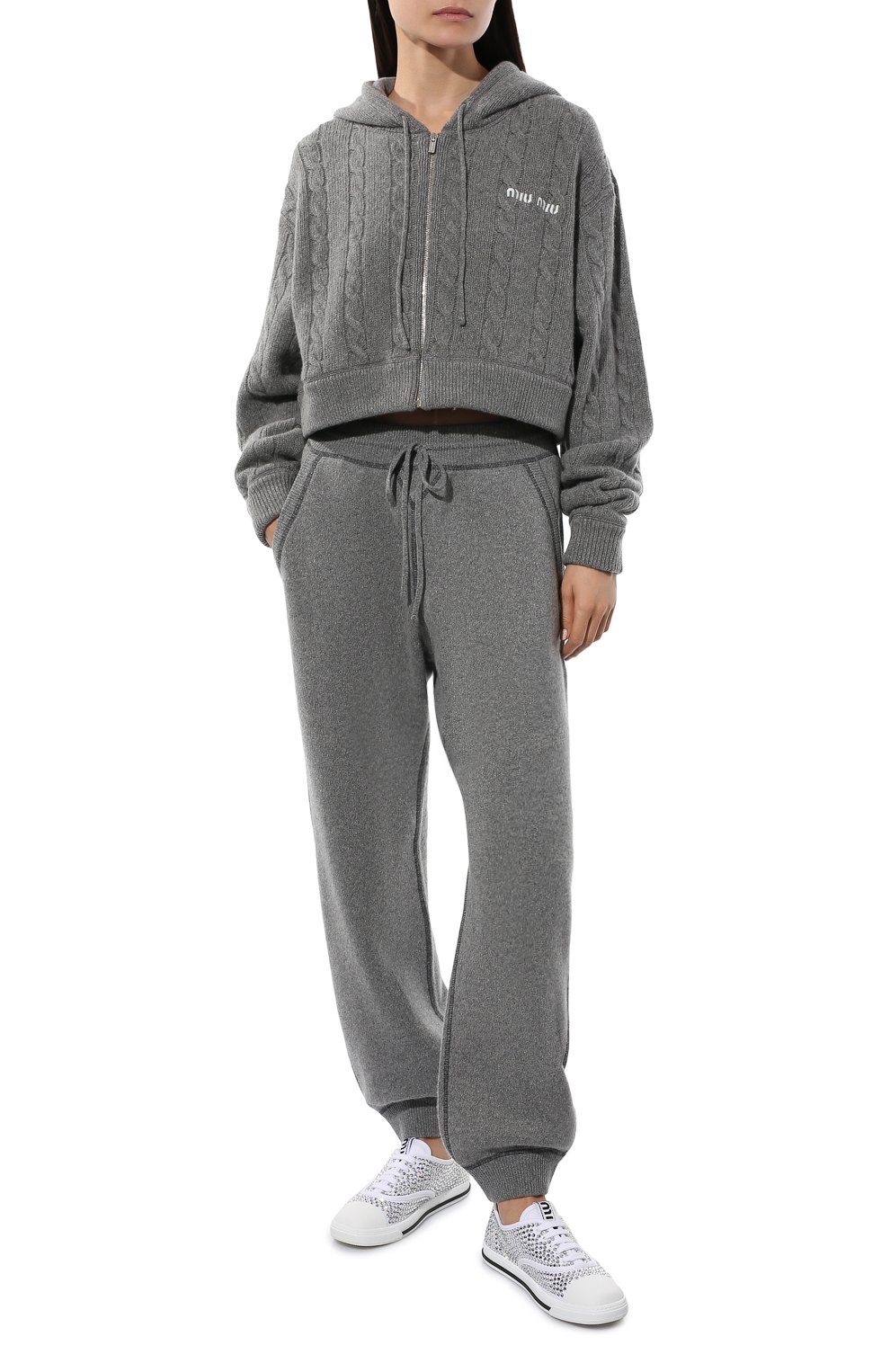 Шерстяной кардиган MIU MIU, арт. MMF525-1ZLF-F0031, фото 2