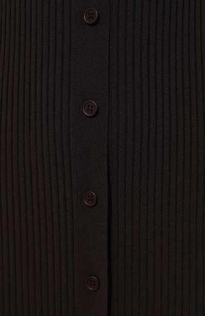 Платье из вискозы P.A.R.O.S.H. темно-коричневого цвета по цене 49950 руб., арт. REISE-D550818, фото 5 Платье из вискозы P.A.R.O.S.H., арт. REISE-D550818, фото 5