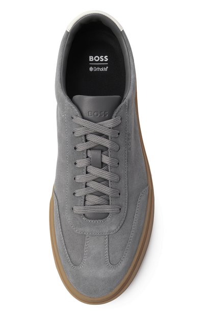 Замшевые кеды kieran BOSS, арт. 50548715, фото 5