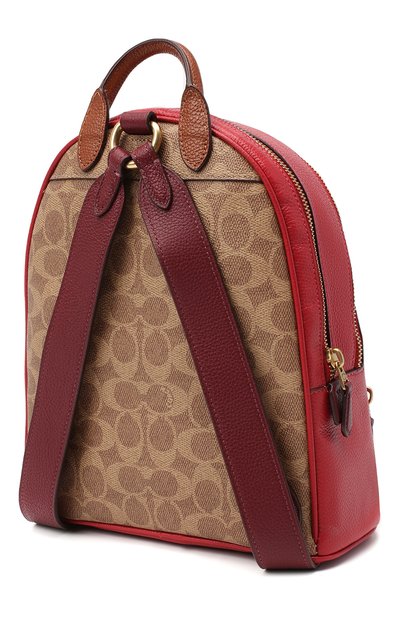 Рюкзак carrie small COACH красного цвета по цене 44100 руб., арт. 657, фото 3 Рюкзак carrie small COACH, арт. 657, фото 3