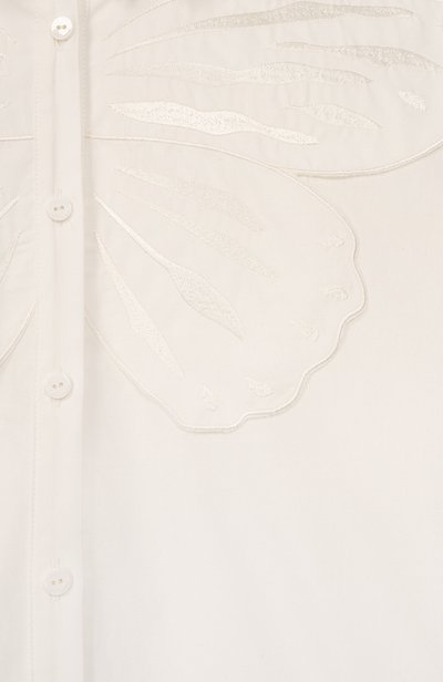 Хлопковая рубашка BLUMARINE, арт. BFCA0330/CA030_001, фото 3