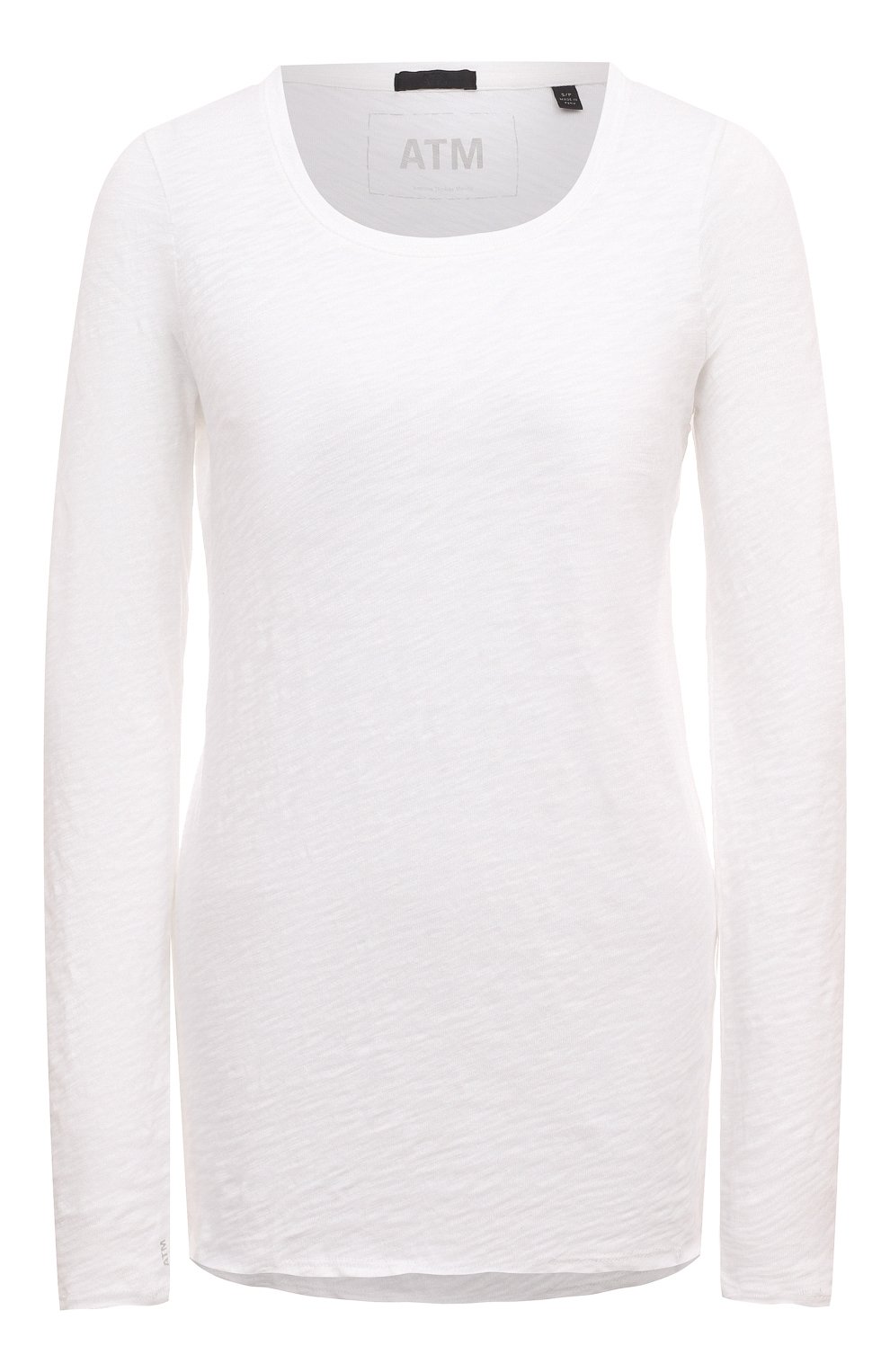 Хлопковый лонгслив ATM ANTHONY THOMAS MELILLO, арт. AW1047-FK, фото 1