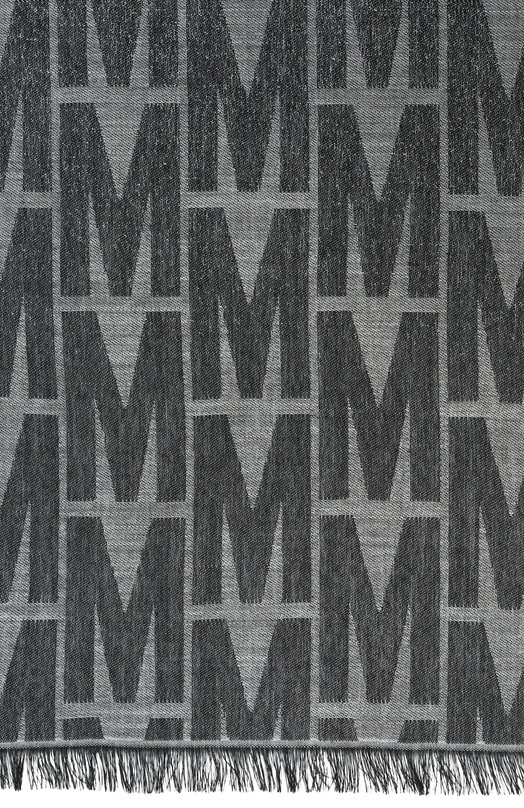 Шарф из вискозы и шерсти Moschino 50231/M5854 Серый  50231/M5854 Фото 4