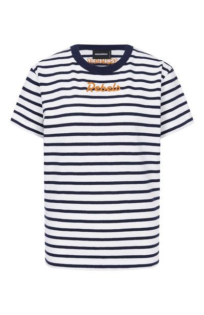 Женская хлопковая футболка DSQUARED2, арт. S75GD0515/D20107