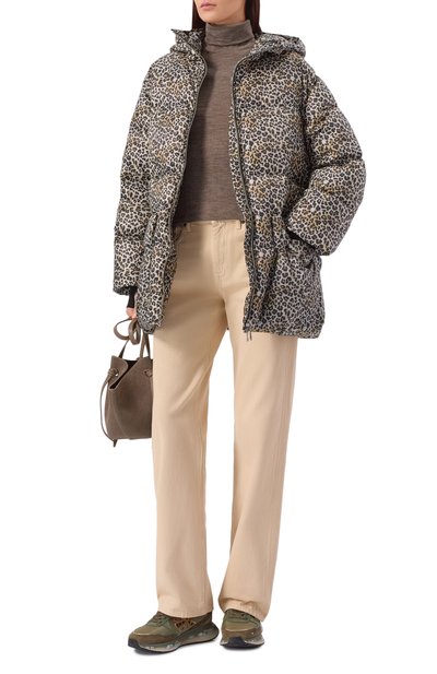 Пуховик FREEDOMDAY леопардового цвета по цене 65550 руб., арт. 4021000128M, фото 2 Пуховик FREEDOMDAY, арт. 4021000128M, фото 2