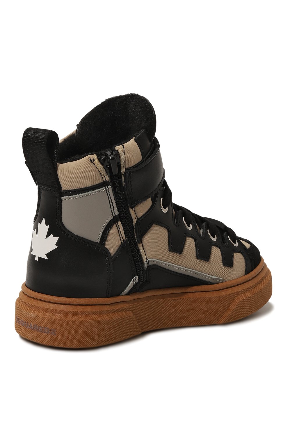 Комбинированные кеды DSQUARED2, арт. 79314/29-34, фото 3