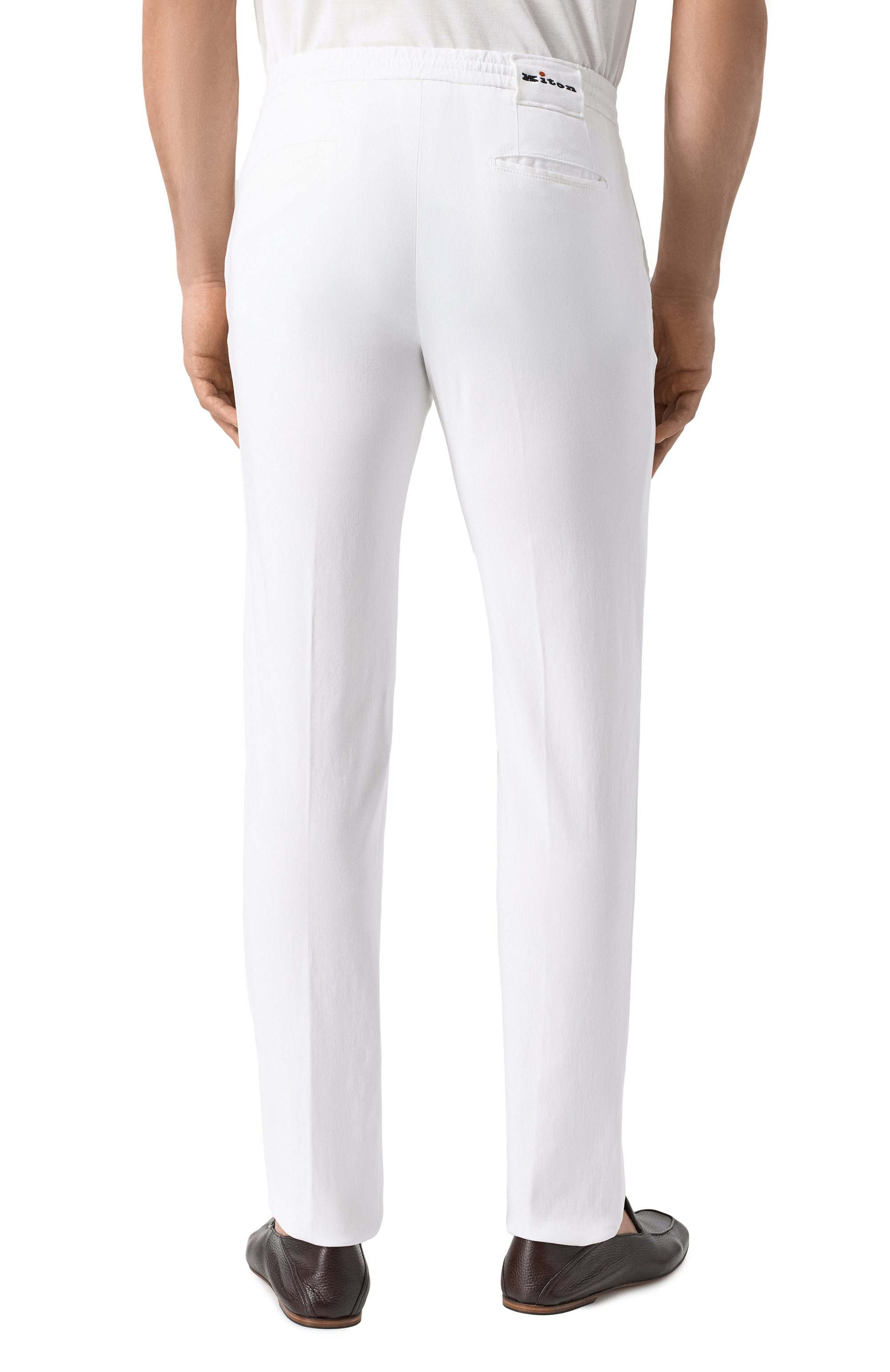 Брюки из лиоцелла KITON, арт. UPLACK0606F14, фото 4