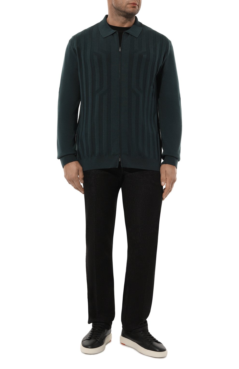 Кардиган из шерсти и шелка ZILLI, арт. KZPC01M0230VCRS00/64, фото 2