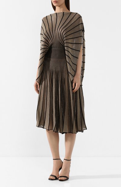 Платье из смеси вискозы и хлопка STELLA MCCARTNEY, арт. 600922/S2188, фото 3