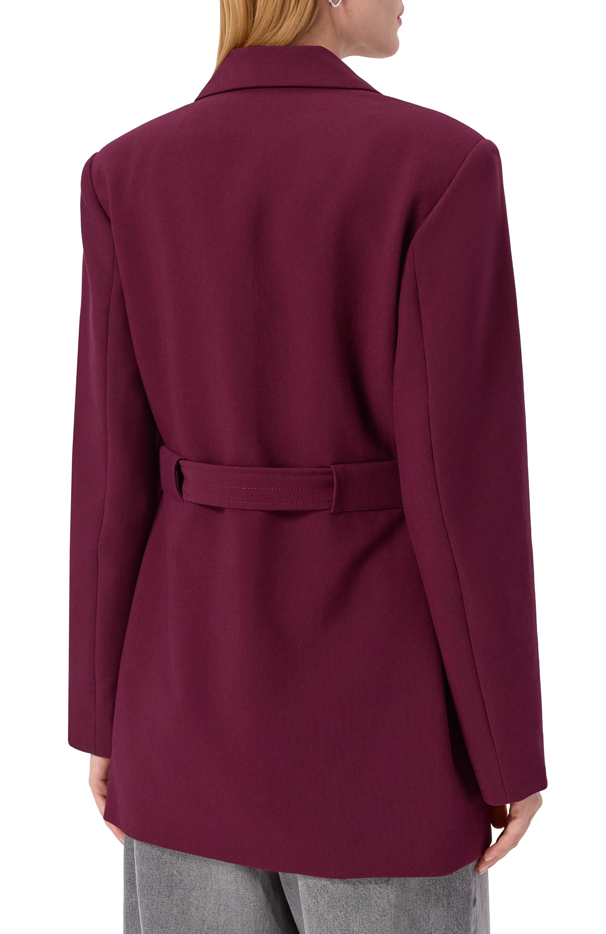 Жакет GANNI фиолетового цвета по цене 66800 руб., арт. W0403, фото 4 Жакет GANNI, арт. W0403, фото 4