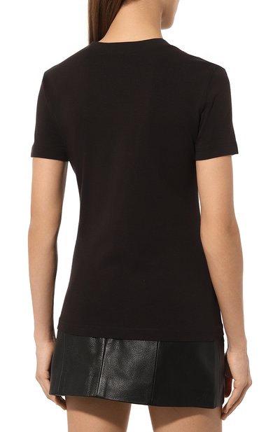 Хлопковая футболка VERSACE JEANS COUTURE, арт. 76HAHT02/CJ03T, фото 4