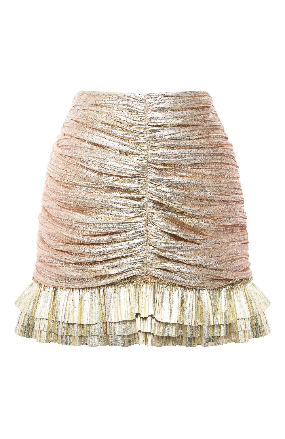 Юбки KALMANOVICH золотого цвета по цене 37750 руб., арт. SS2032, фото 1 Юбки KALMANOVICH, арт. SS2032, фото 1