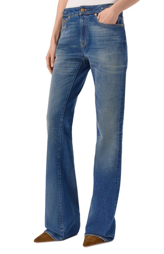 Джинсы Golden Goose Deluxe Brand GWP02460.P002078 Синий  GWP02460.P002078 Фото 3