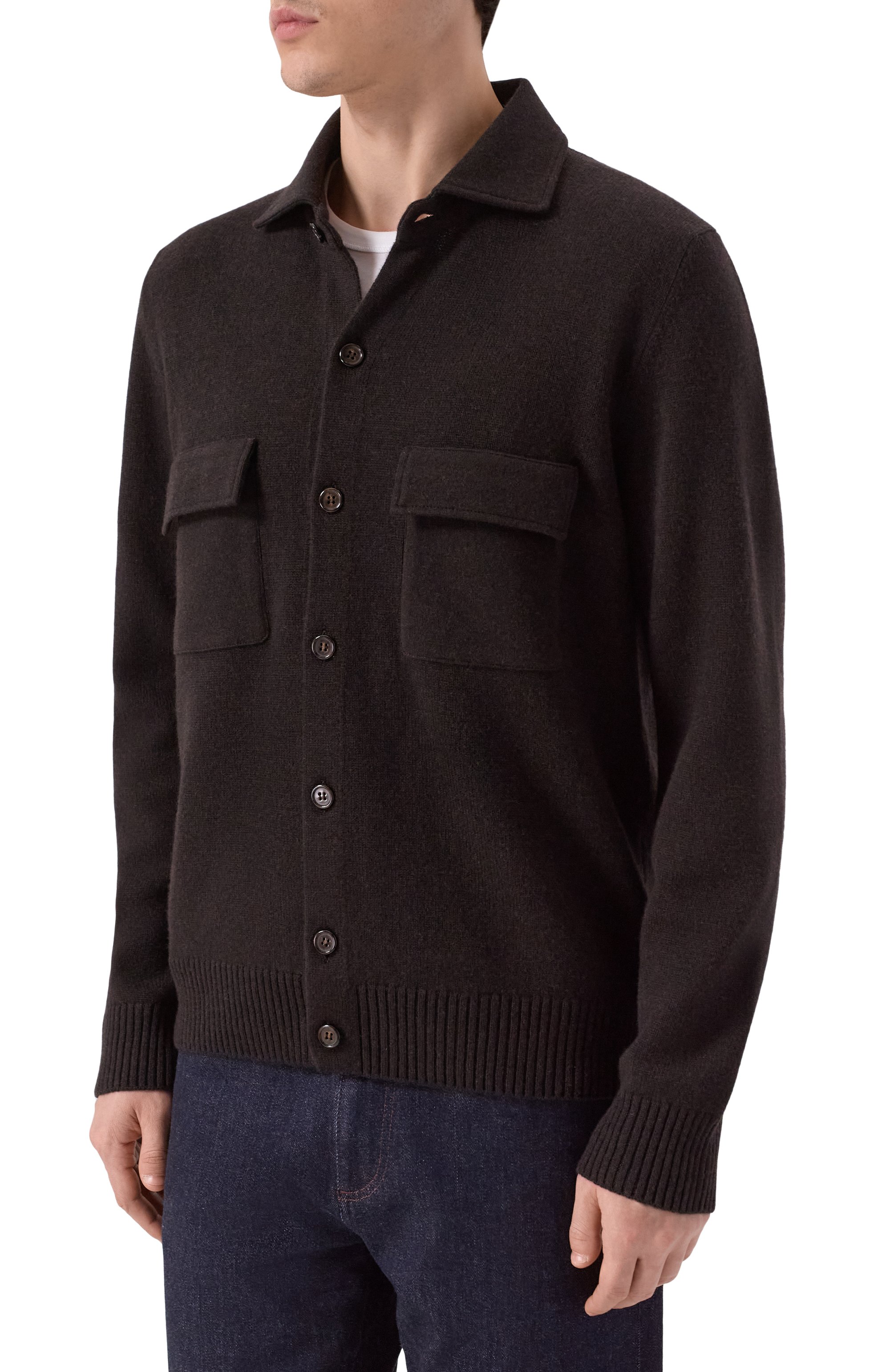 Кардиган из шерсти и кашемира CORNELIANI, арт. 26M577-2625112, фото 3