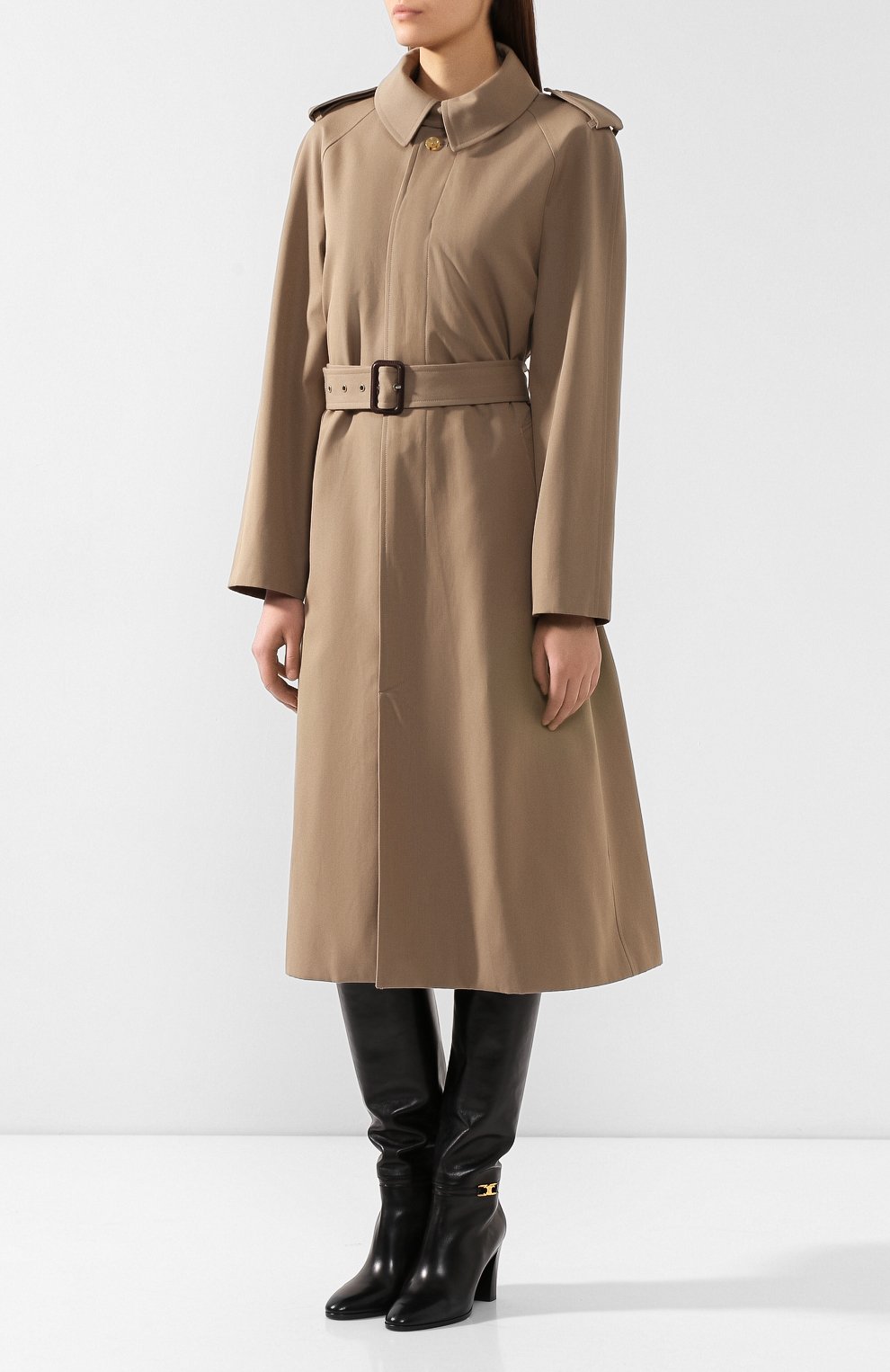 Тренч из смеси шерсти и хлопка CELINE, арт. 2M332984C, фото 3