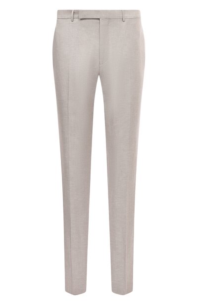 Брюки из шерсти и льна ZEGNA, арт. 718F06A7/75TB12, фото 1
