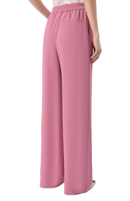 Шелковые брюки Valentino 8B3RB745/1MM Розовый  8B3RB745/1MM Фото 4