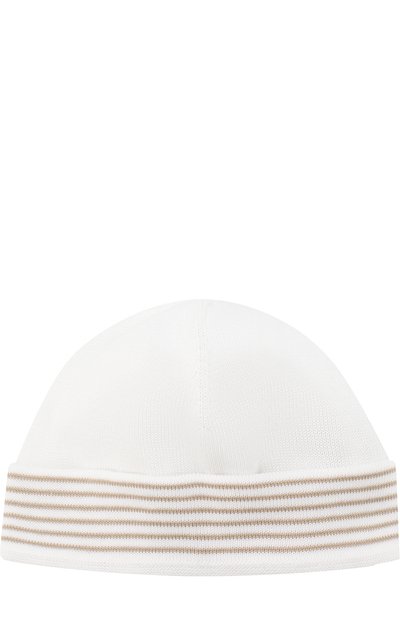 Хлопковая шапка с контрастной отделкой LORO PIANA, арт. FAG3948, фото 1