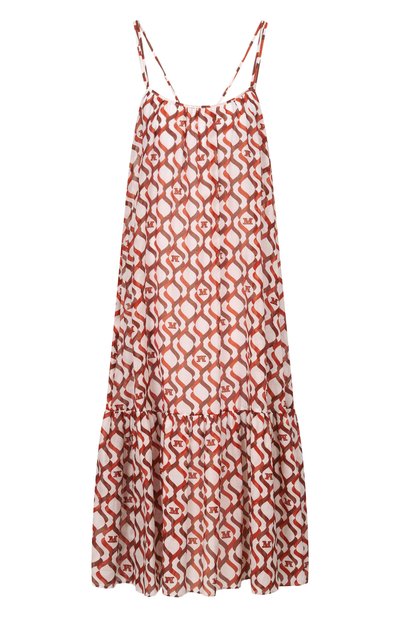 Женское платье из хлопка и шелка MAX MARA, арт. BCHALISSO 261622107