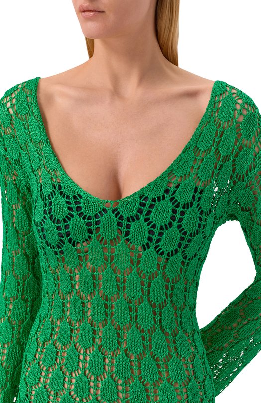 Шелковое платье Paramidonna CR26MDEG-1 Зелёный  CR26MDEG-1 Фото 4