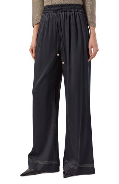 Шелковые брюки FREEAGE, арт. WS26.PT188.6003.900, фото 3