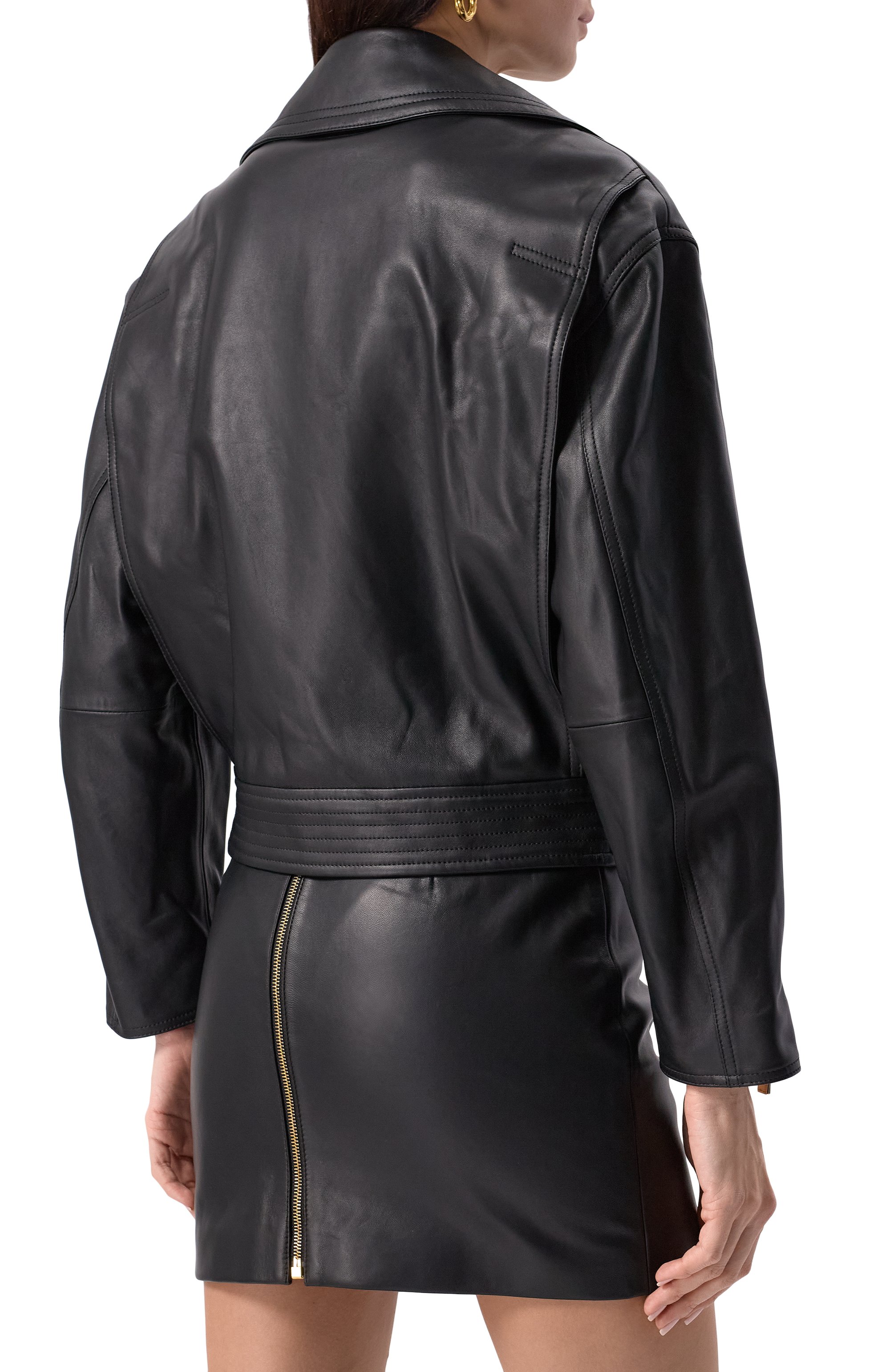 Кожаная куртка VERSACE, арт. 1010545/1A10118, фото 4