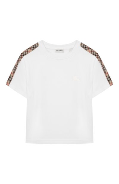 Хлопковая футболка BURBERRY, арт. 8108049