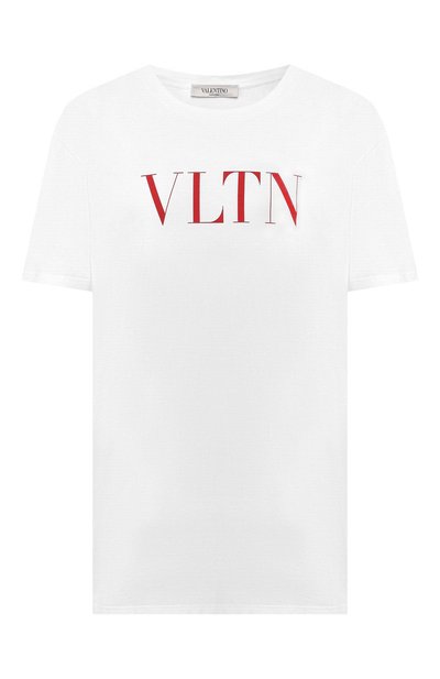 Женская хлопковая футболка VALENTINO, арт. RB3MG07D3V6