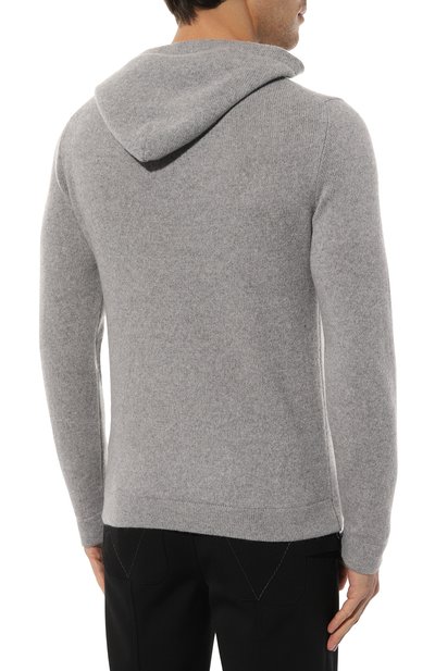 Кашемировое худи DANIELE FIESOLI серого цвета по цене 42350 руб., арт. WS3436, фото 4 Кашемировое худи DANIELE FIESOLI, арт. WS3436, фото 4