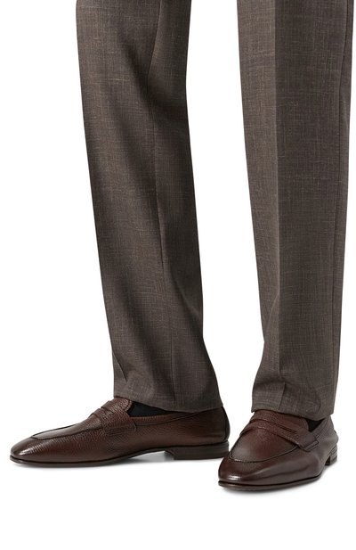 Кожаные пенни-лоферы H`D`S`N BARACCO, арт. 75417.C.0*/CERV0, фото 3