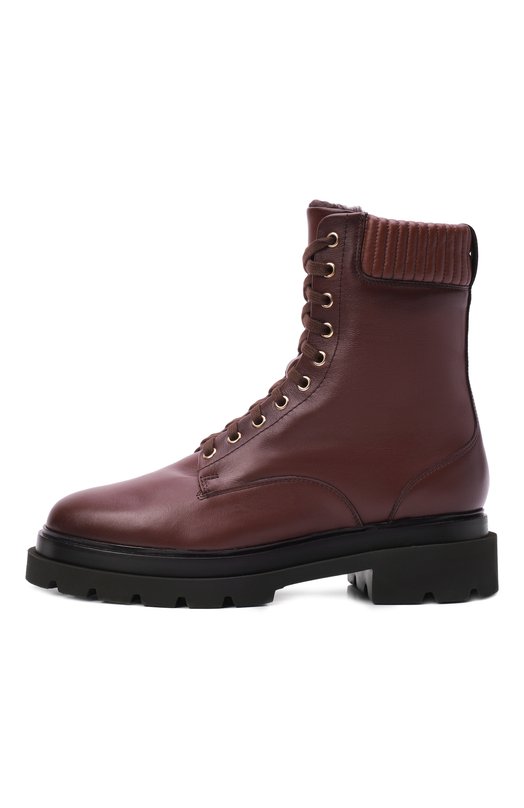 Кожаные ботинки Santoni WTEG71924G0MALGA Бордовый  WTEG71924G0MALGA Фото 4