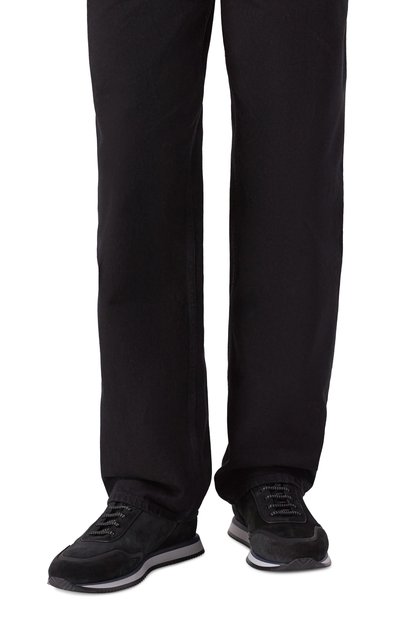 Замшевые кроссовки ZILLI, арт. H0265AM1116VTRR10, фото 3