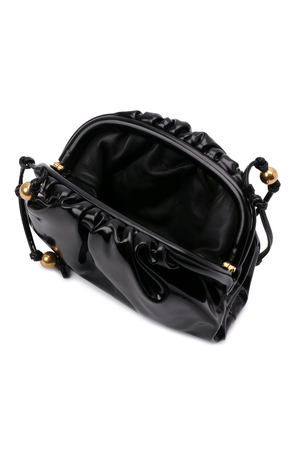 Клатч pouch mini BOTTEGA VENETA черного цвета по цене 199500 руб., арт. 680186/V1C30, фото 5 Клатч pouch mini BOTTEGA VENETA, арт. 680186/V1C30, фото 5
