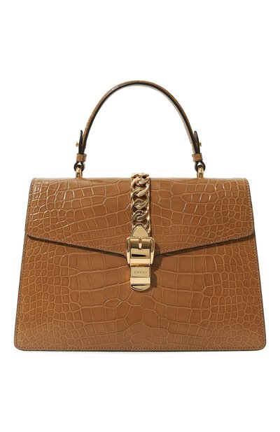 Сумка sylvie 1969 из кожи аллигатора GUCCI, арт. 431665 EV40G, фото 1