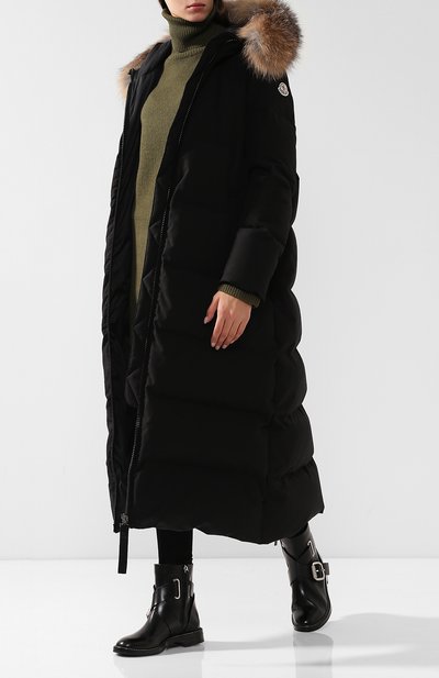 Пуховик с меховой отделкой капюшона MONCLER, арт. D2-093-49396-25-57843, фото 2