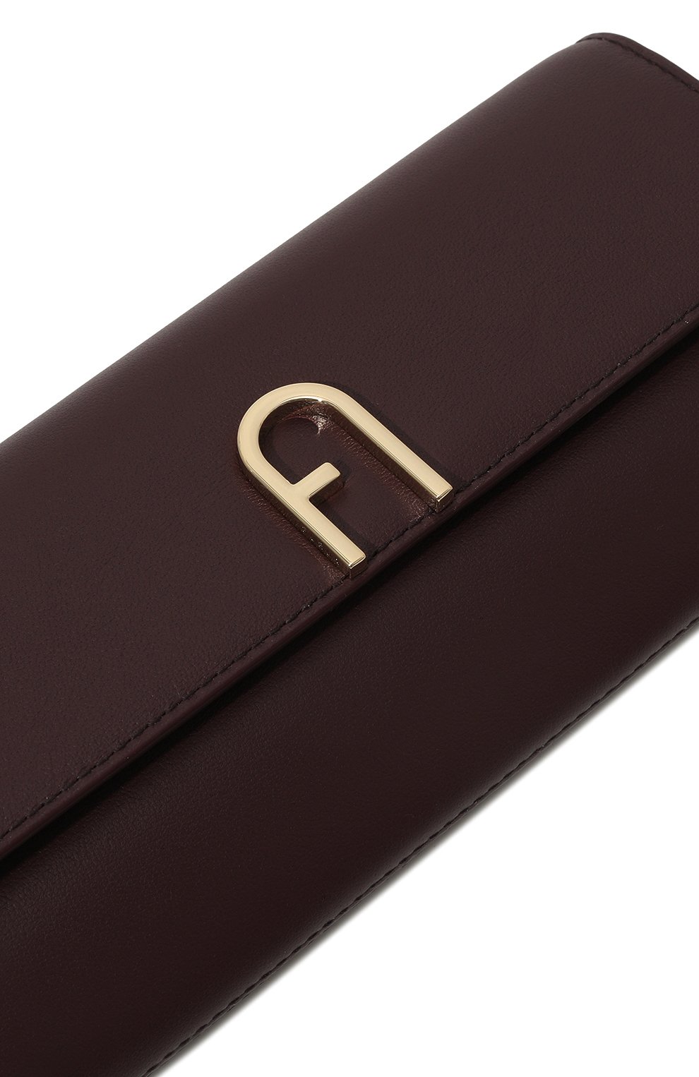 Клатч flow mini FURLA темно-коричневого цвета по цене 22000 руб., арт. WE00518/BX2045, фото 3 Клатч flow mini FURLA, арт. WE00518/BX2045, фото 3