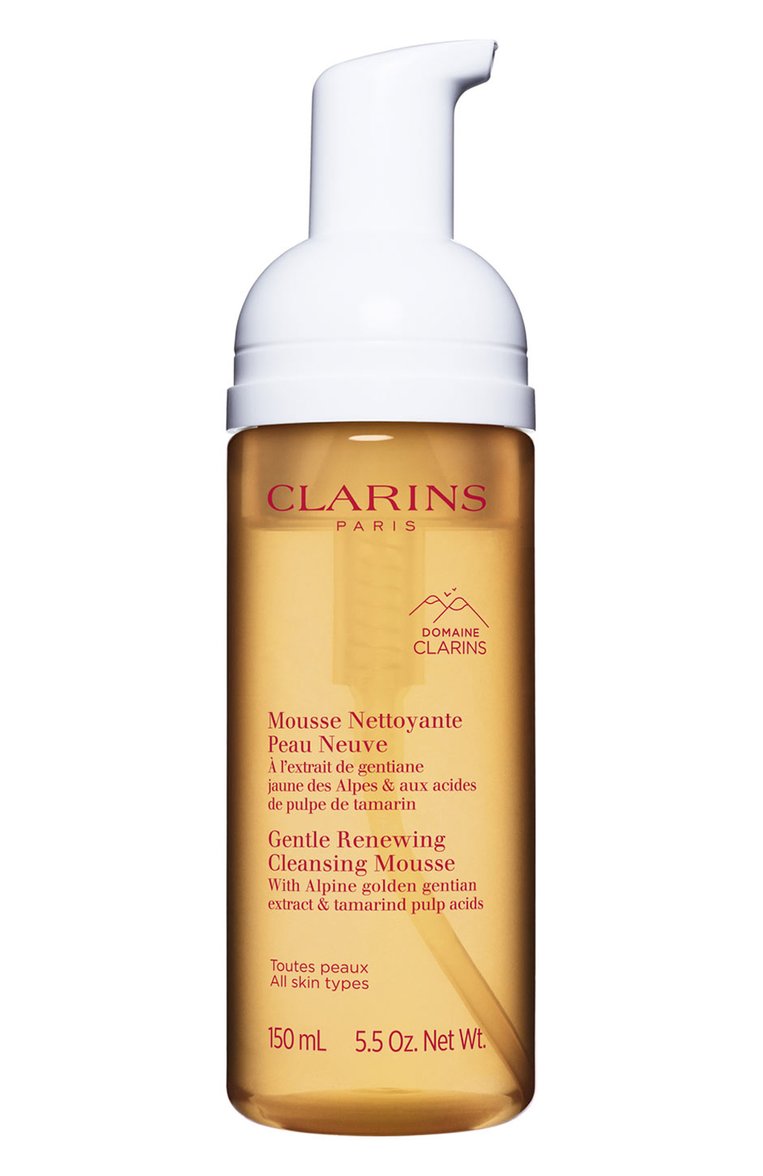 Очищающий пенящийся мусс для любого типа кожи mousse nettoyante peau neuve (150ml) CLARINS бесцветного цвета, арт. 80105707 | Фото 1 (Нос: Не проставлено; Региональные ограничения белый список (Axapta Mercury): Не проставлено; Назначение: Для лица; Тип продукта: Пенки / Муссы)