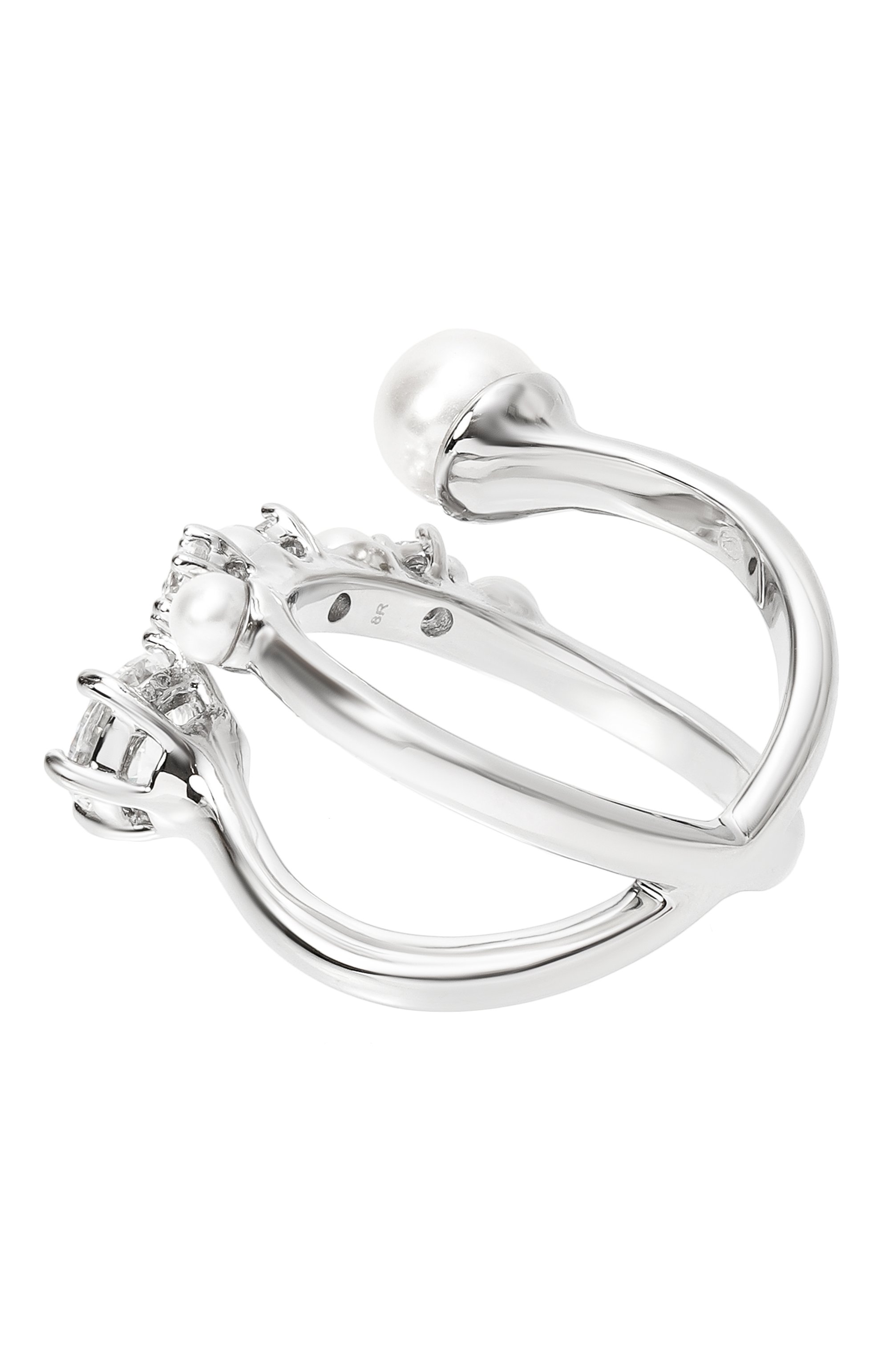 Кольцо matrix SWAROVSKI серебряного цвета по цене 21400 руб., арт. 5714377, фото 3 Кольцо matrix SWAROVSKI, арт. 5714377, фото 3