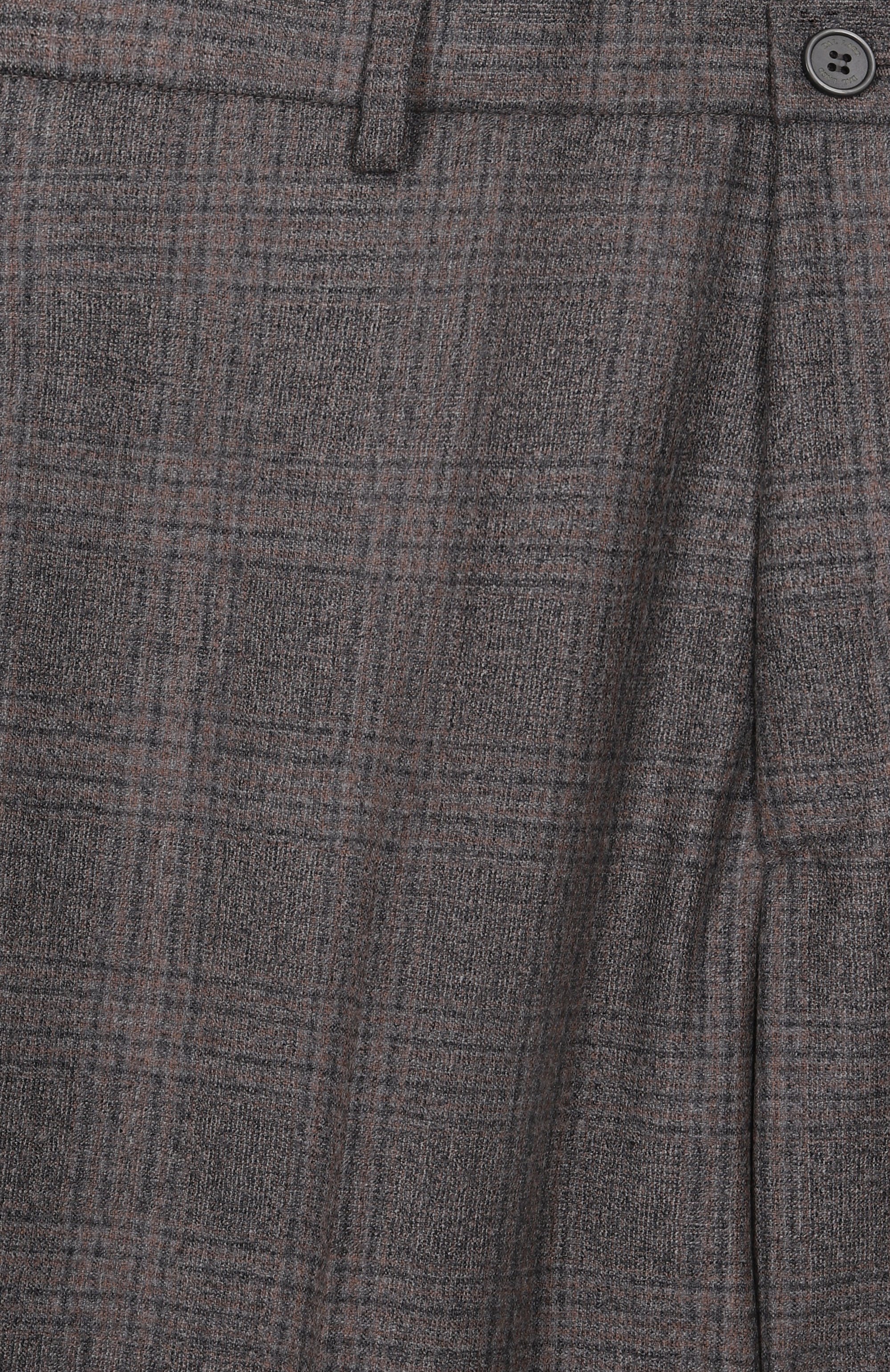 Шерстяные брюки DAL LAGO серого цвета по цене 22150 руб., арт. N104Q/9901/17-18, фото 3 Шерстяные брюки DAL LAGO, арт. N104Q/9901/17-18, фото 3